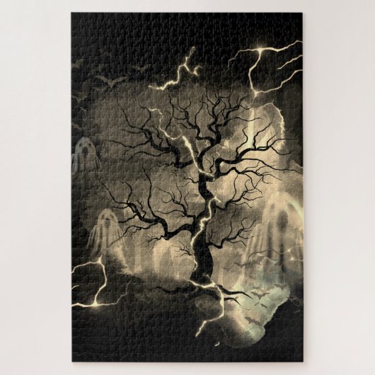 幽霊木 ジグソーパズル (縦)