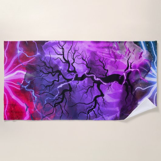 幽霊木 ビーチタオル (正面)