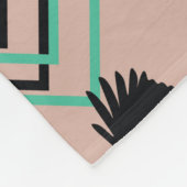 幽霊模様,ハロウィーンテーマの継ぎ目のない模様 フリースブランケット (角)