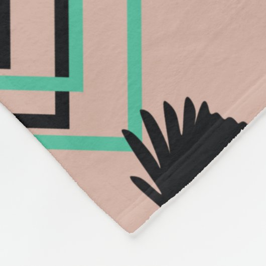 幽霊模様,ハロウィーンテーマの継ぎ目のない模様 フリースブランケット (角)