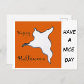 幽霊漫画ハッピーハローウィンのお客様。ポストカード ポストカード (正面/裏面)