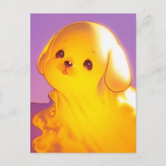 幽霊犬 ポストカード (正面)