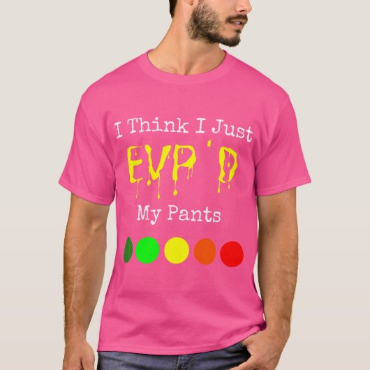 幽霊狩りエップパラノーマルおもしろいスピリットメンズ Tシャツ (正面)