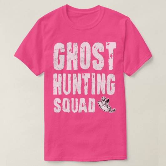 幽霊狩りスクワッドハロウィーン幽霊衣装 Tシャツ (デザイン正面)