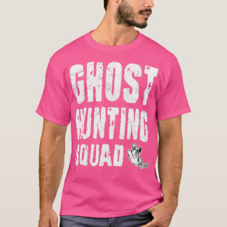 幽霊狩りスクワッドハロウィーン幽霊衣装 Tシャツ