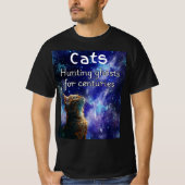 幽霊狩り猫 Tシャツ (正面)
