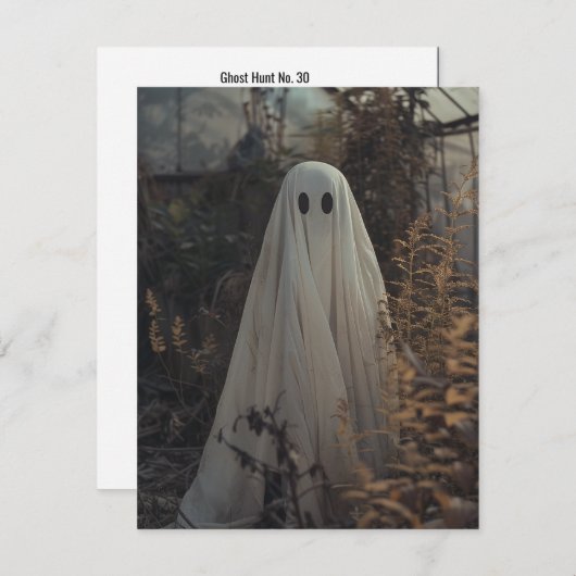 幽霊狩り第30号 サンキューカード (正面/裏面)