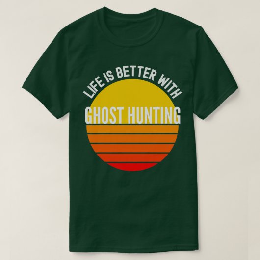 幽霊狩り頭が切れるハロウィーンブー Tシャツ (デザイン正面)
