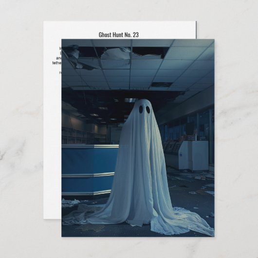 幽霊狩り23号 サンキューカード (正面/裏面)