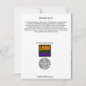 幽霊狩り25号 サンキューカード (裏面)