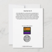 幽霊狩り38号 サンキューカード (裏面)