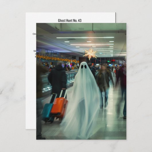 幽霊狩り43号 サンキューカード (正面/裏面)