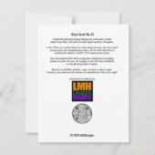 幽霊狩り45号 サンキューカード (裏面)