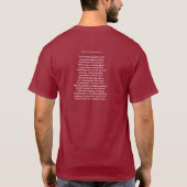 幽霊狩り No. 11 - マルセル Tシャツ (裏面)