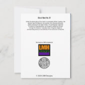 幽霊狩りNo. 07 サンキューカード (裏面)