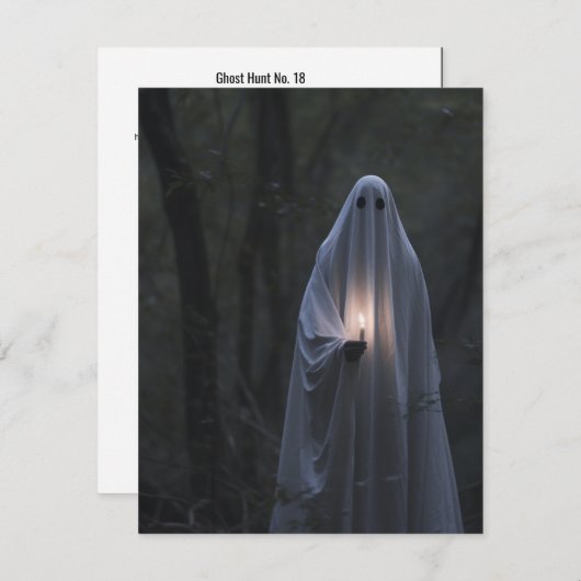 幽霊狩りNo. 18 サンキューカード (正面/裏面)