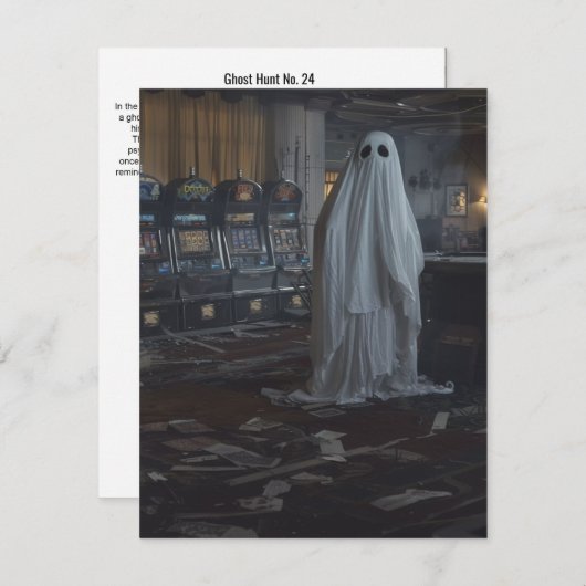 幽霊狩りNo. 24 サンキューカード (正面/裏面)
