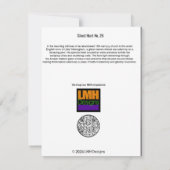 幽霊狩りNo. 26 サンキューカード (裏面)