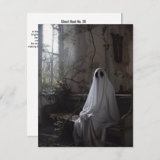 幽霊狩りNo. 26 サンキューカード (正面/裏面)