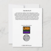 幽霊狩りNo. 29 サンキューカード (裏面)