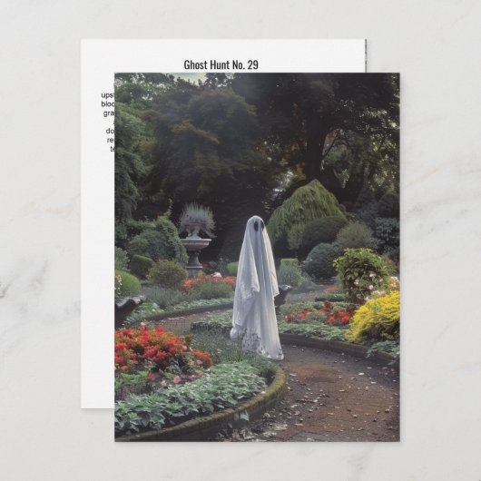 幽霊狩りNo. 29 サンキューカード (正面/裏面)