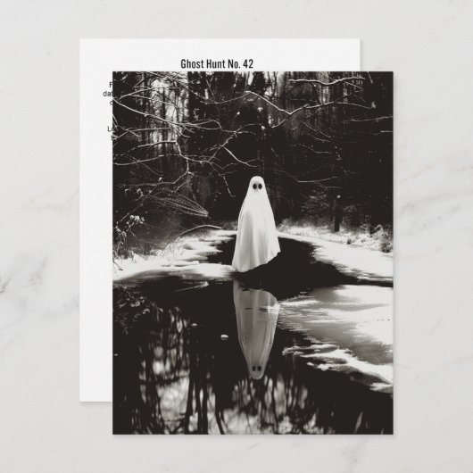 幽霊狩りNo. 42 サンキューカード (正面/裏面)