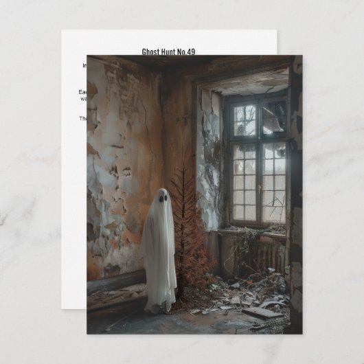 幽霊狩りNo. 49 サンキューカード (正面/裏面)