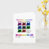 幽霊猫はがき カード (黄色い花)