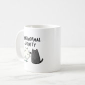 幽霊猫ハロウィンパンッ コーヒーマグカップ (正面左)