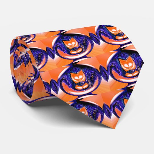 幽霊猫 ネクタイ (ロール)