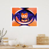 幽霊猫 ポスター (キッチン)