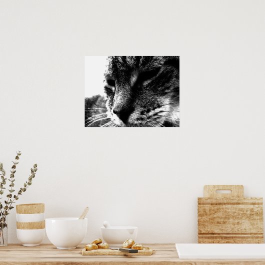 幽霊猫 ポスター (キッチン)