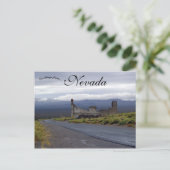 幽霊町の流紋岩ネバダ ポストカード (スタンド正面)