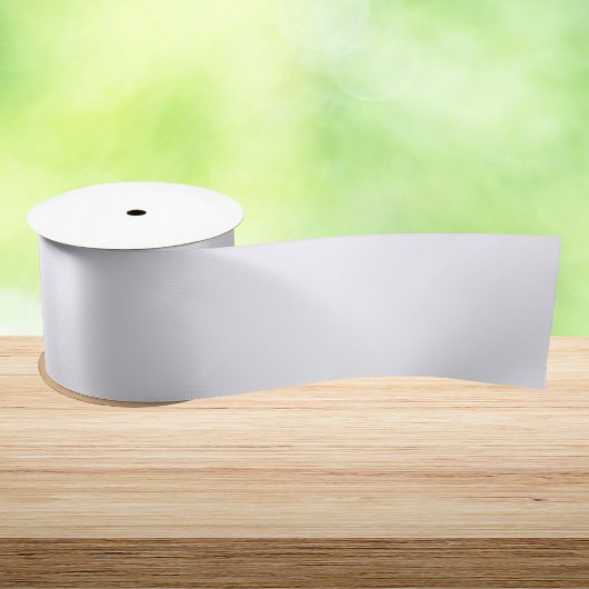 幽霊白無地の色 サテンリボン