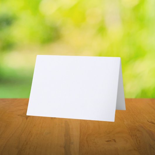 幽霊白無地の色 サンキューカード