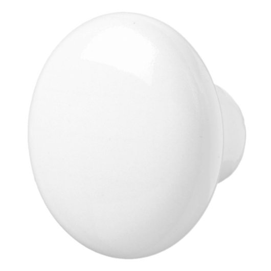 幽霊白無地の色 セラミックノブ (右)