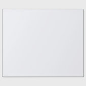 幽霊白無地の色 ラッピングペーパー (フラット)