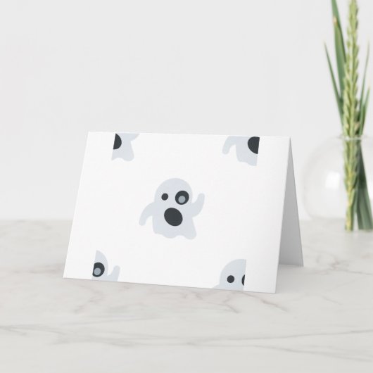 幽霊絵文字 カード (正面)