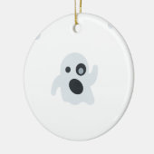 幽霊絵文字 セラミックオーナメント (左)