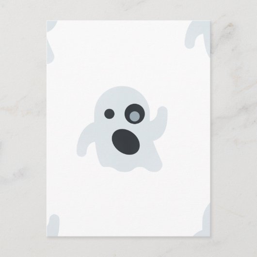 幽霊絵文字 ポストカード (正面)