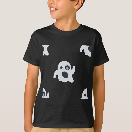 幽霊絵文字 Tシャツ (正面)