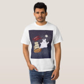 幽霊船のハロウィンTシャツ Tシャツ (正面フル)