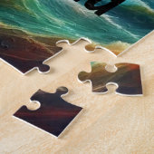 幽霊船レディーロビボンドの宇宙の嵐 ジグソーパズル (側面)