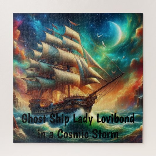 幽霊船レディーロビボンドの宇宙の嵐 ジグソーパズル (縦)