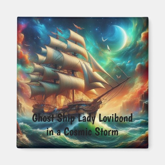 幽霊船レディーロビボンドの宇宙の嵐 マグネット (正面)