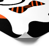 幽霊衣装ハロウィーン顔男性女性大人の子供 ポスター (角)