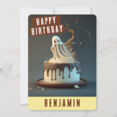 幽霊誕生日カード シーズンカード (正面)