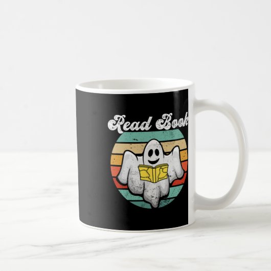 幽霊読の本ヴィンテージ コーヒーマグカップ (右)
