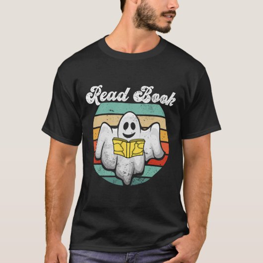 幽霊読の本ヴィンテージ Tシャツ (正面)