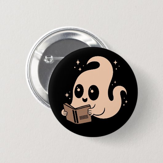 幽霊読の著書 缶バッジ (正面&裏面)